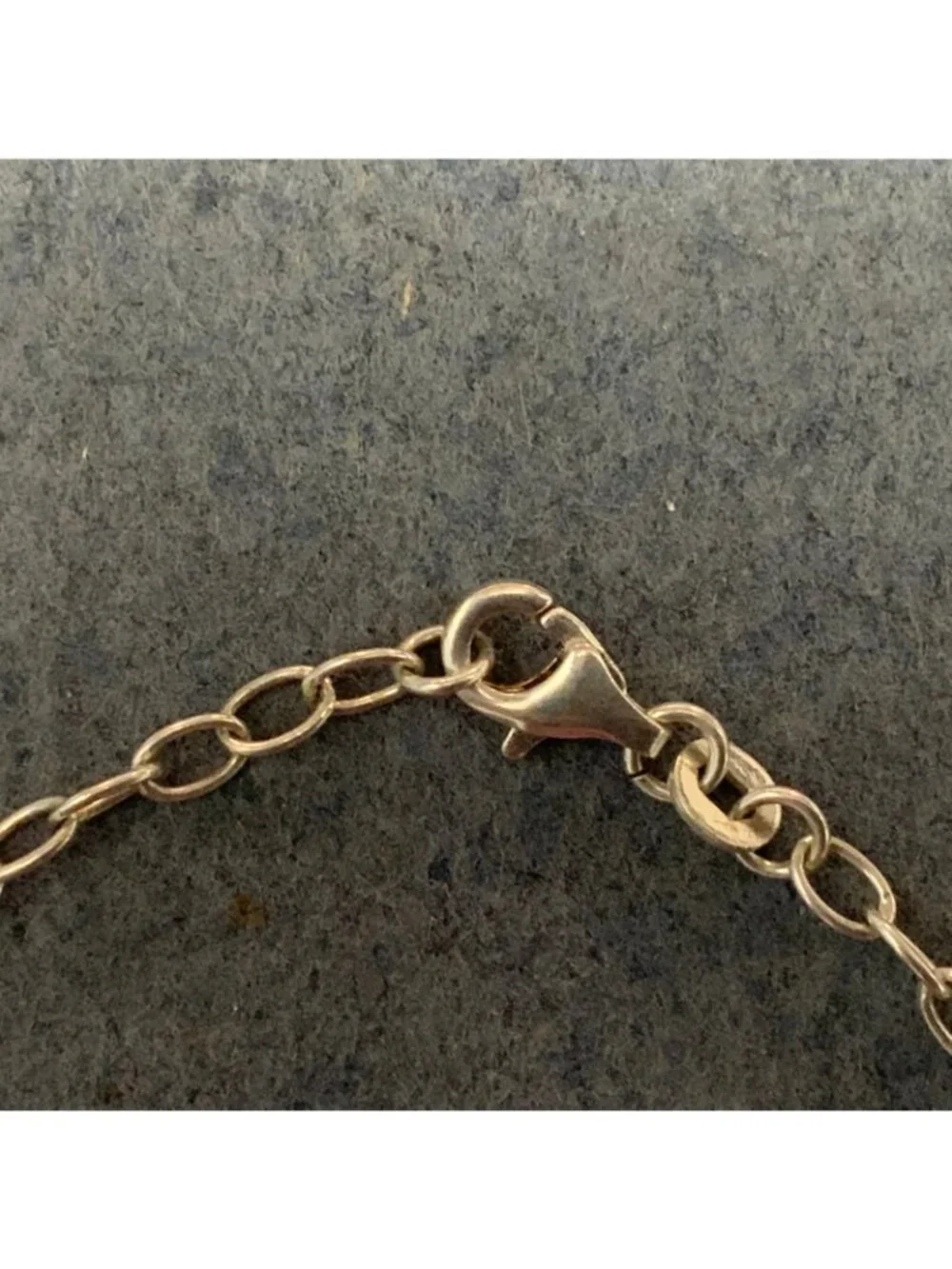 Horse Heart 925 Charm Bracelet 7 In Silver Chain Equestrian Elegant Vintage Boho